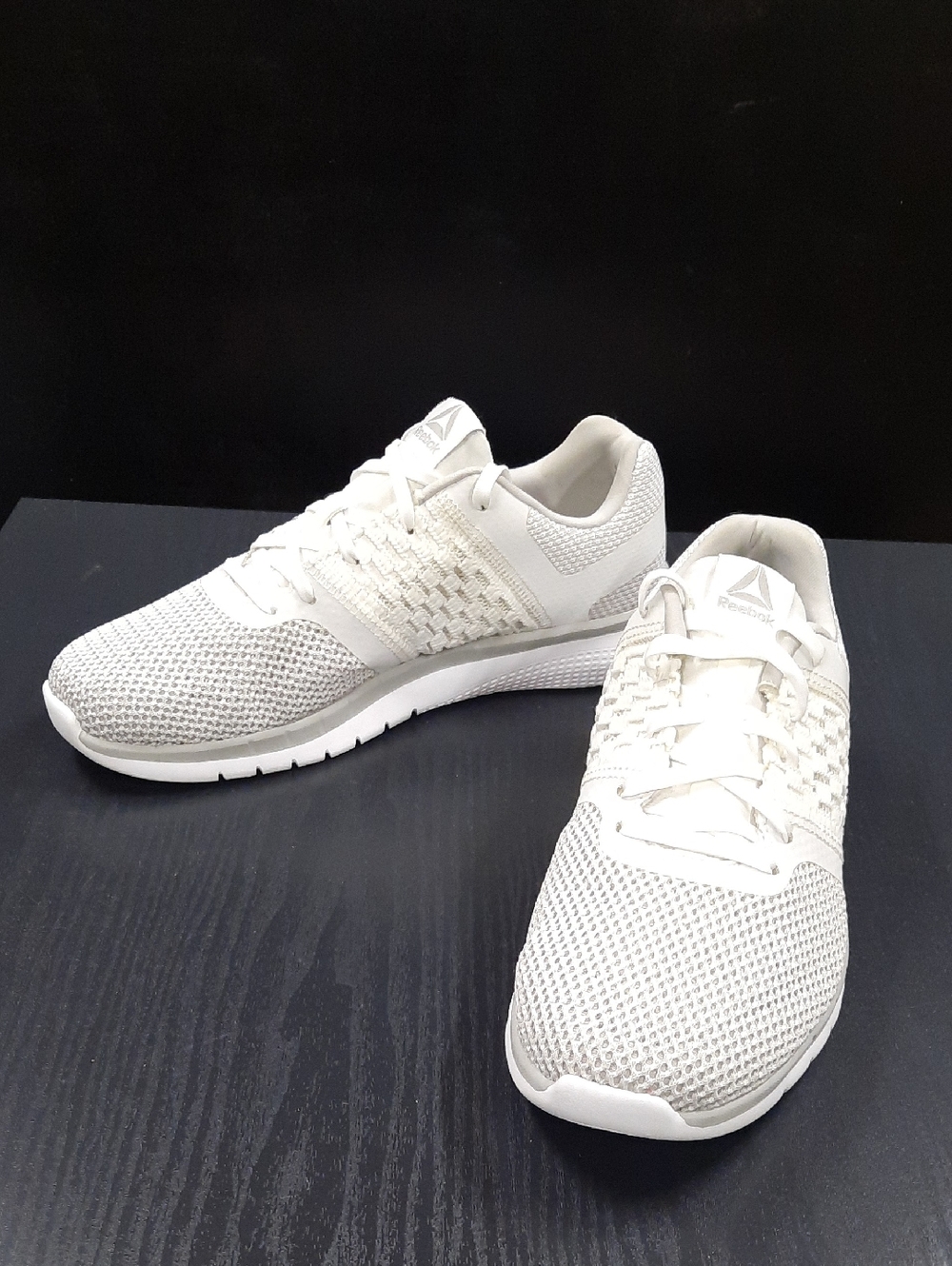 Reebok Print Run 2.0 Women’s Size 9 White Cloud Grey Running Shoes CN2031